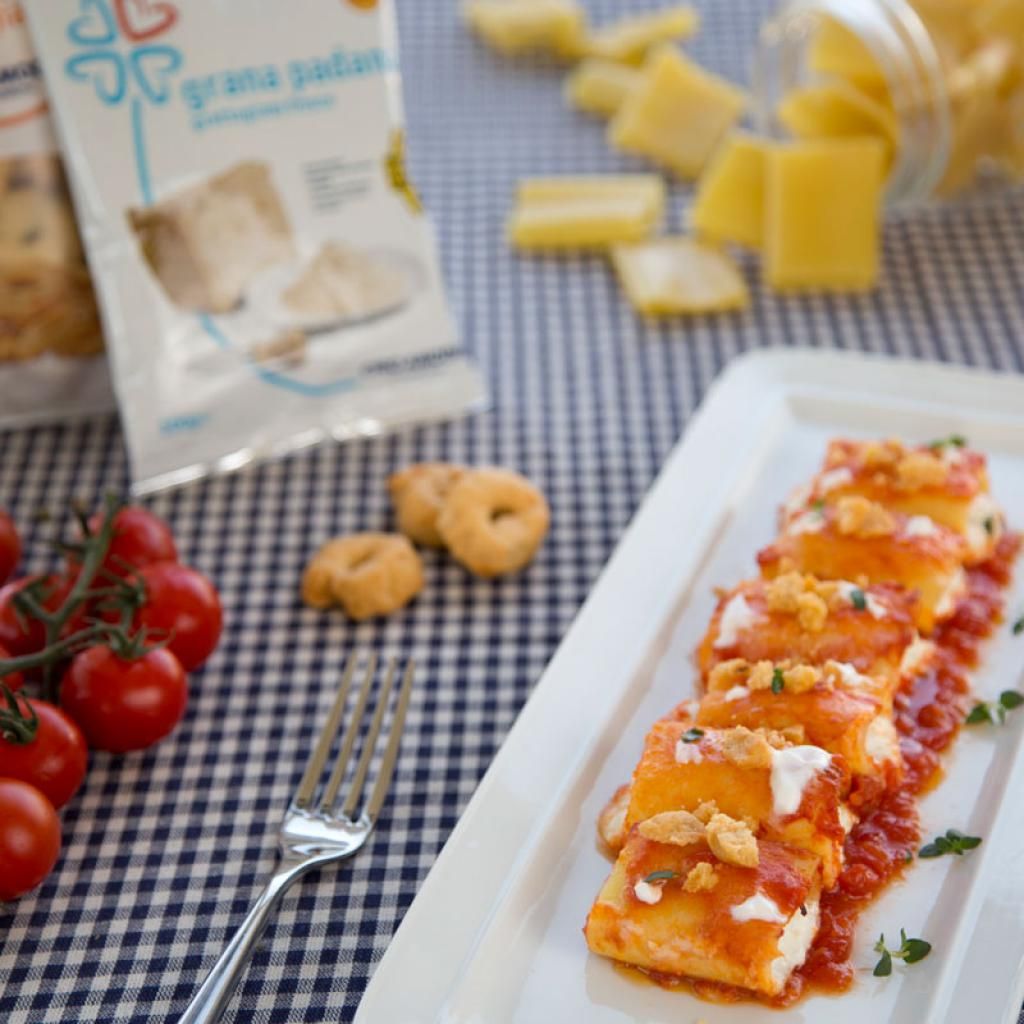 Pacchero Ciro Amodio ripieno di ricotta