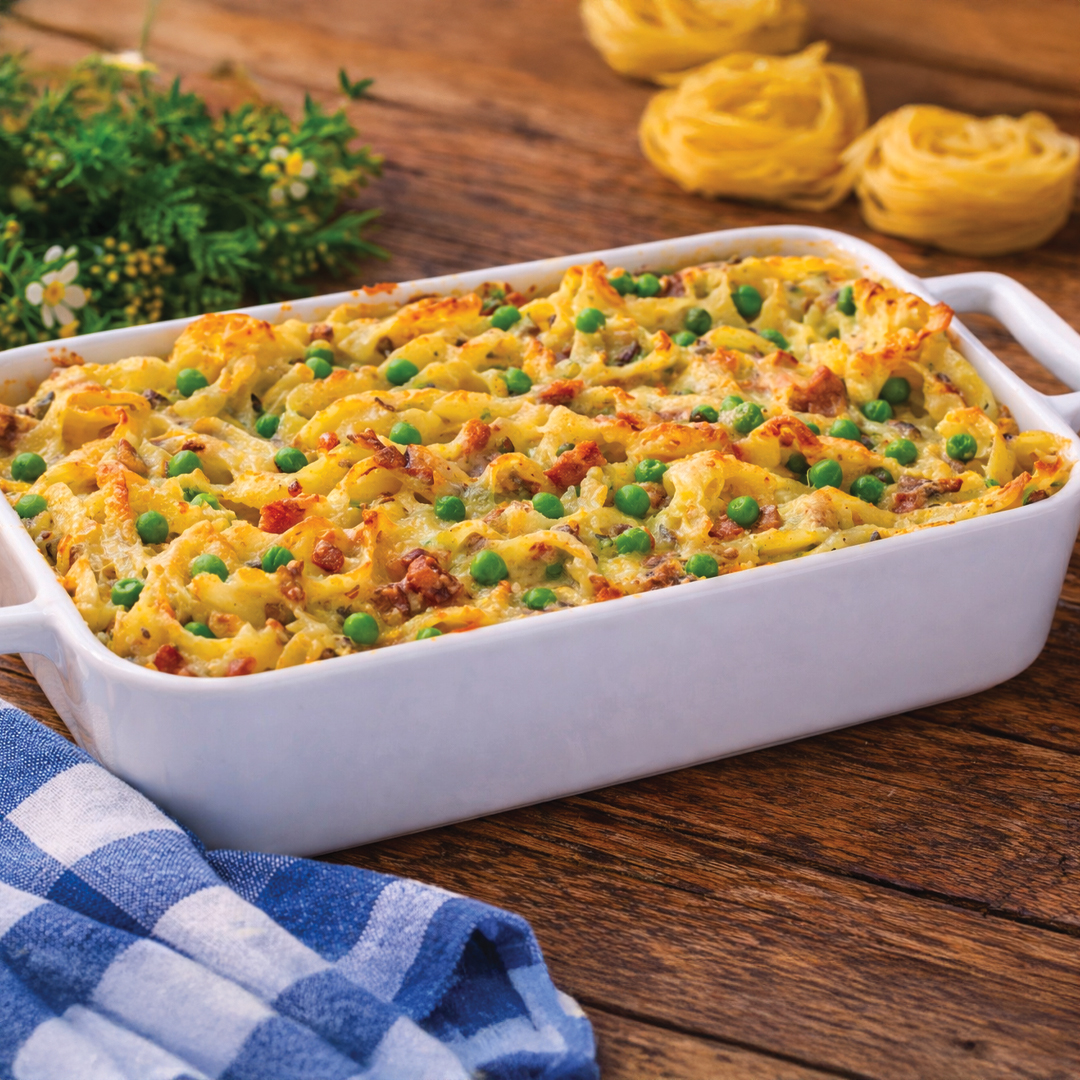 Timballo di tagliatelle al forno